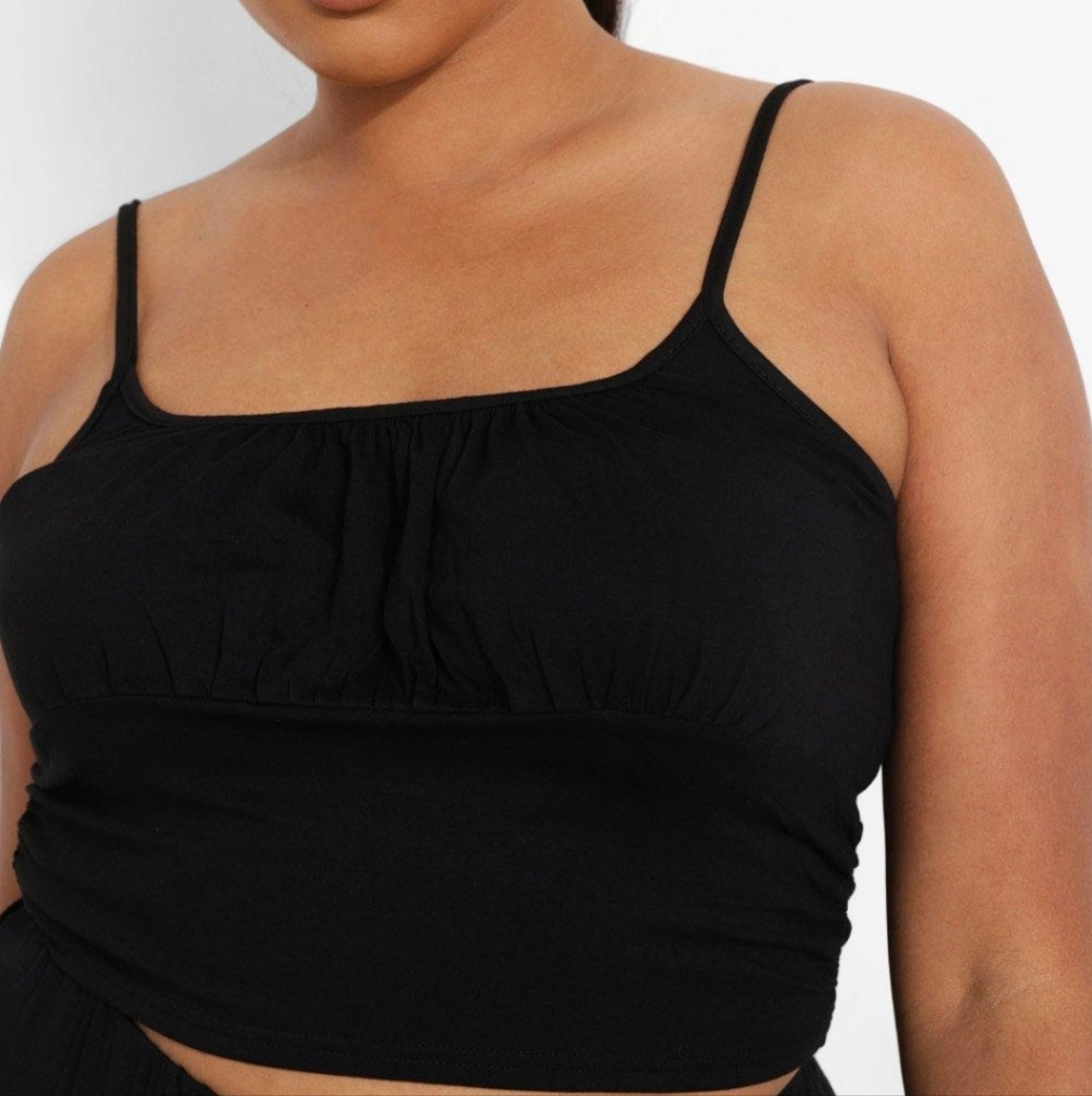 Plus size cropped camisole